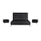 Armen Living Carnaby Queen 3 Piece Bedroom Set in Black Brushed Oak Wood SETCFBDBLQN3A - alternate 1